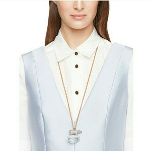 Kate spade cold comfort polar bear long necklace